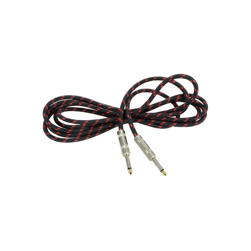 Chord BGL-3-RDBK Braided Guitar Leads