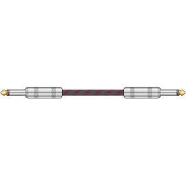 Chord BGL-3-RDBK Braided Guitar Leads
