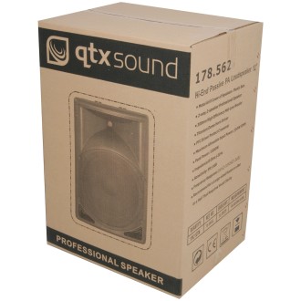 QTX QS12 QS Series Passive Moulded Speaker Cabinets