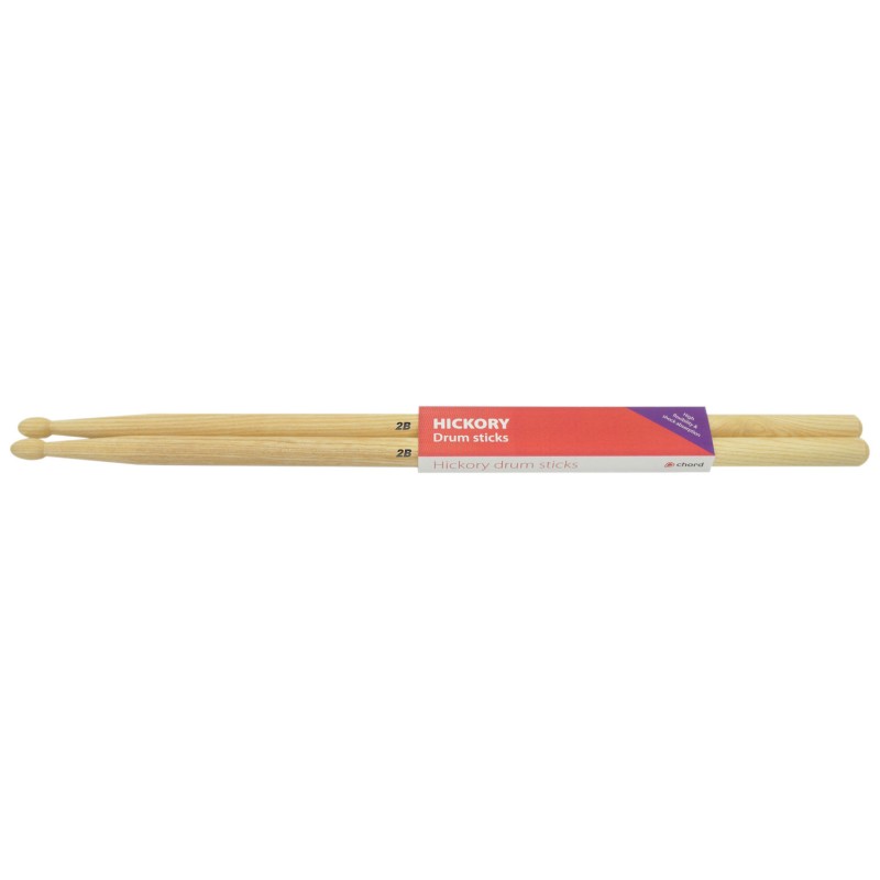 Chord H2BW Hickory Drum Sticks - 1 Pair