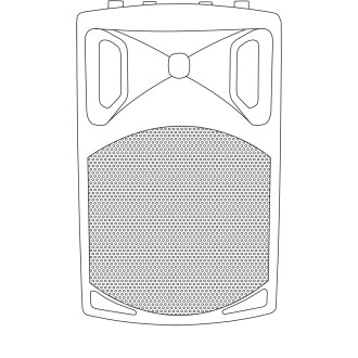 QTX QX12A QX Series Active Moulded PA Speakers