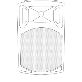 QTX QX15A QX Series Active Moulded PA Speakers