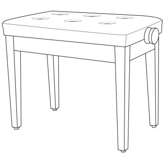 Chord PB660H-BK Piano Benches