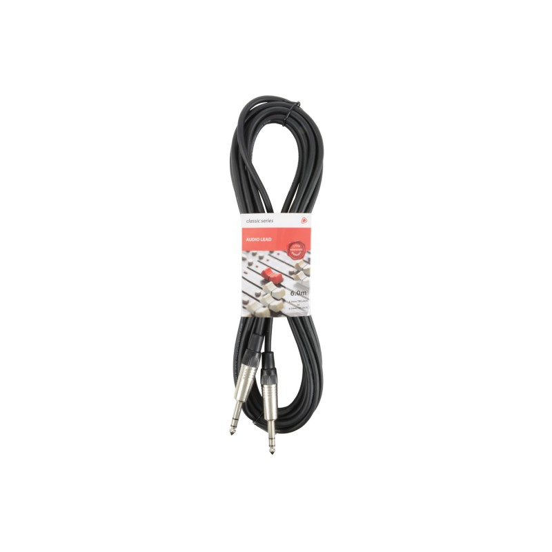 Chord S6J600 Classic 6.3mm TRS Jack to 6.3mm TRS Jack Leads