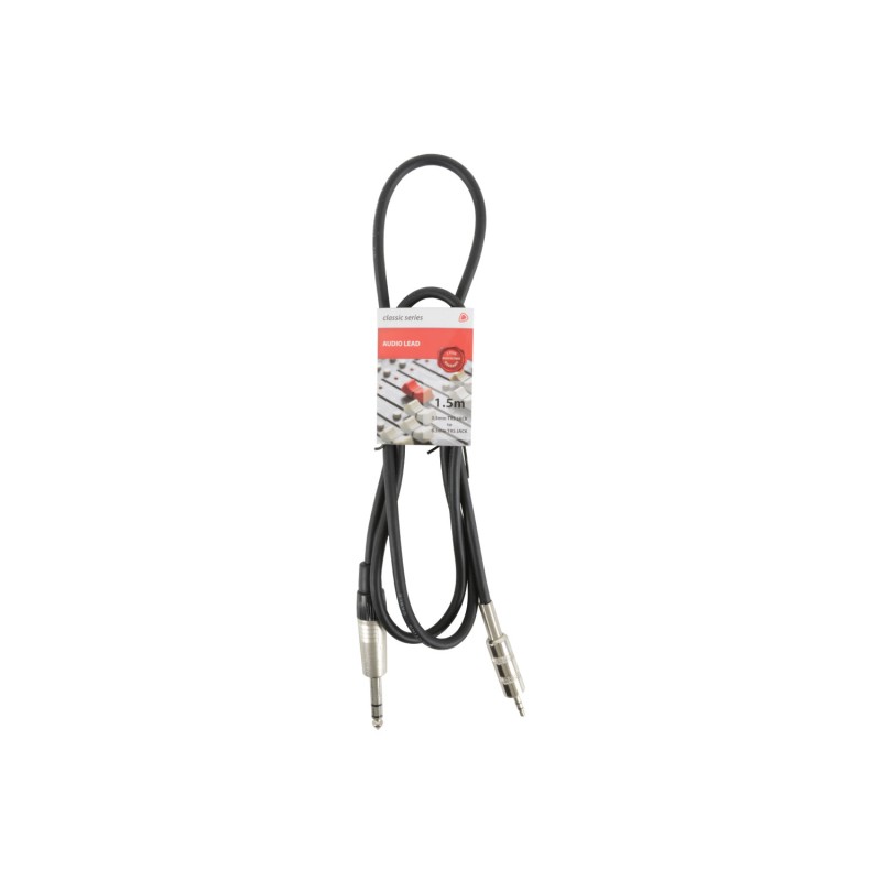 Chord S6-3J150 Classic 3.5mm TRS Jack to 6.3mm TRS Jack Leads