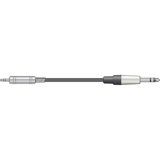 Chord S6-3J300 Classic 3.5mm TRS Jack to 6.3mm TRS Jack Leads