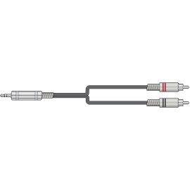 Chord S3J-2R150 Classic 3.5mm TRS Jack to 2 x RCA Phono Leads
