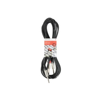 Chord S6J-2M6J600 Classic 6.3mm TRS Jack to 2 x 6.3mm Mono Jack Leads