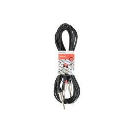 Chord S6J-2M6J600 Classic 6.3mm TRS Jack to 2 x 6.3mm Mono Jack Leads