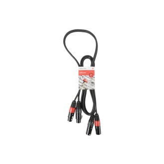 Chord 2XF-2XM150 Classic 2 XLRF to 2 XLRM Leads