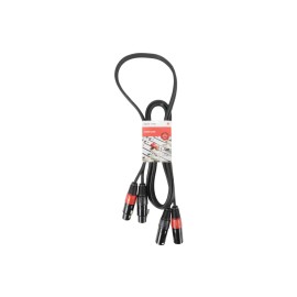Chord 2XF-2XM150 Classic 2 XLRF to 2 XLRM Leads