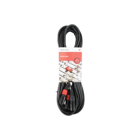 Chord 2XF-2XM600 Classic 2 XLRF to 2 XLRM Leads