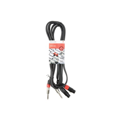 Chord 26J-2XF300 Classic 2 x XLRF to 2 x 6.3mm Mono Jack Leads