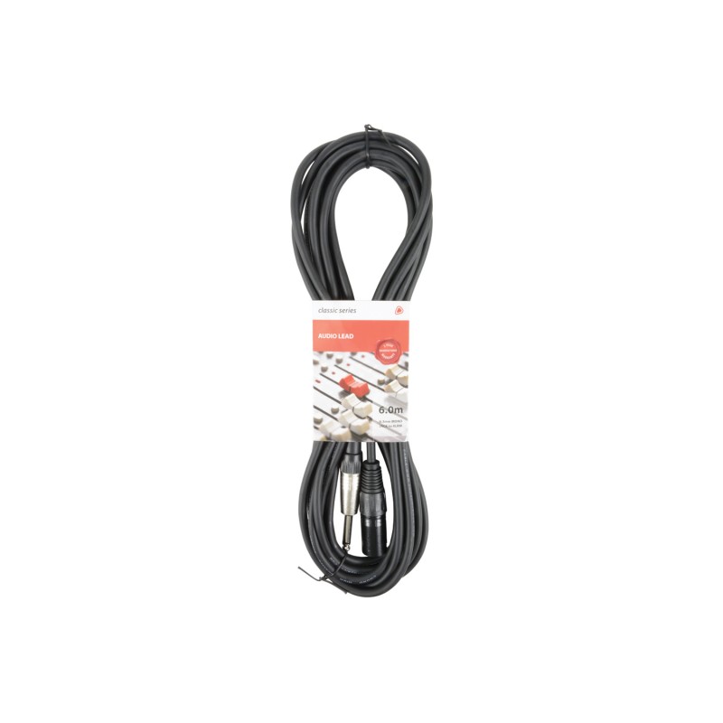 Chord M6J-XM600 Classic 6.3mm Mono Jack to XLRM Leads