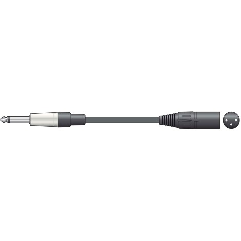 Chord M6J-XM1200 Classic 6.3mm Mono Jack to XLRM Leads