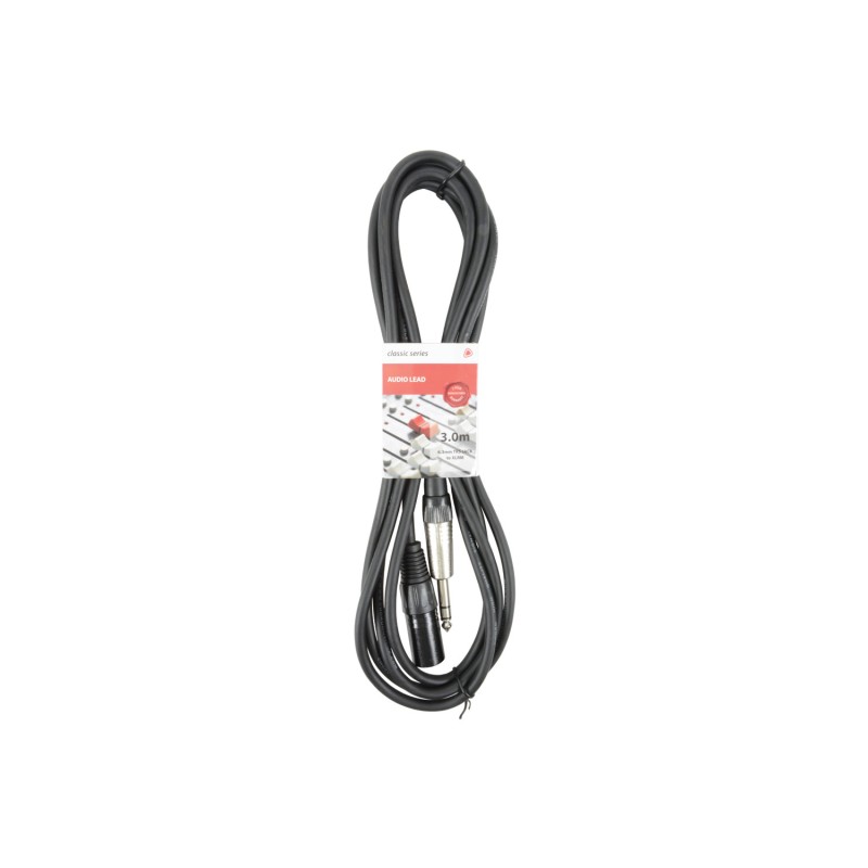 Chord S6J-XM300 Classic 6.3mm TRS Jack to XLRM Leads