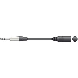 Chord S6J-XM600 Classic 6.3mm TRS Jack to XLRM Leads