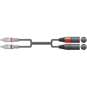 Chord 2R-2XM150 Classic Twin RCA to 2 XLRM Leads