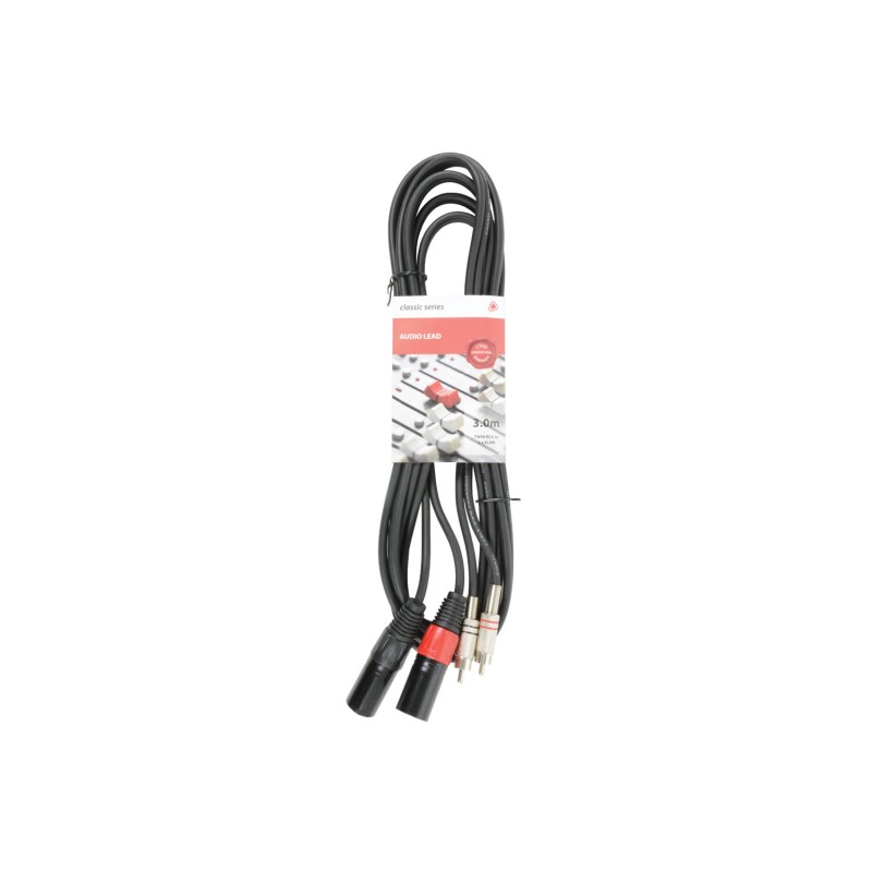 Chord 2R-2XM300 Classic Twin RCA to 2 XLRM Leads