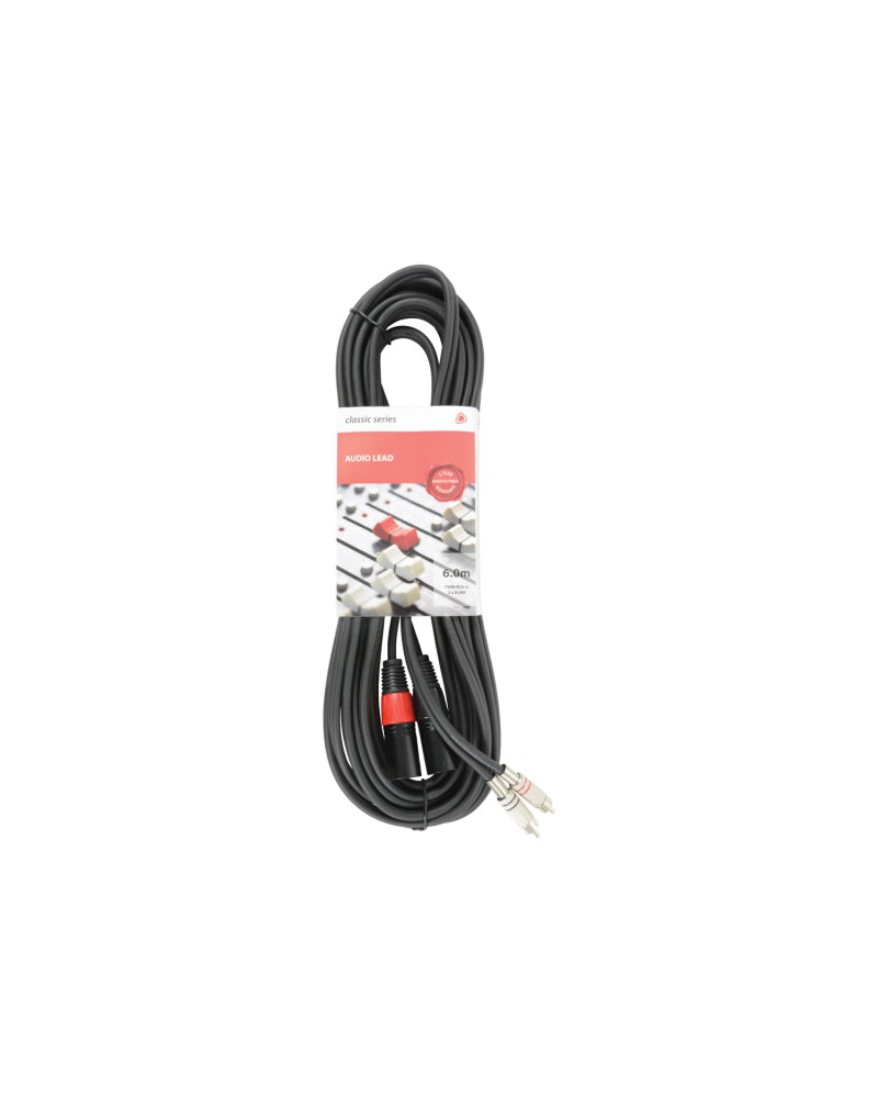 Chord 2R-2XM600 Classic Twin RCA to 2 XLRM Leads