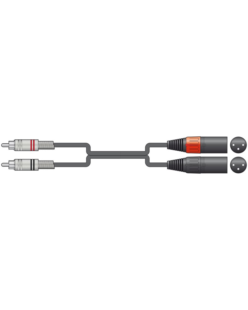 Chord 2R-2XM600 Classic Twin RCA to 2 XLRM Leads