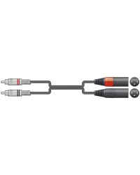 Chord 2R-2XM600 Classic Twin RCA to 2 XLRM Leads