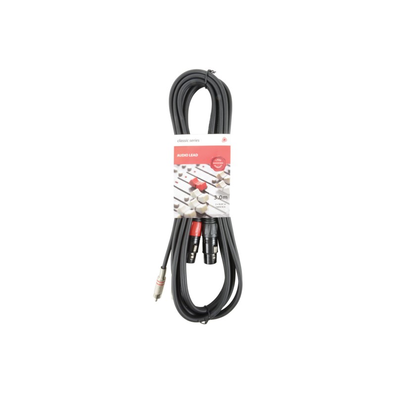Chord 2R-2XF300 Classic 2 XLRF to Twin RCA Leads