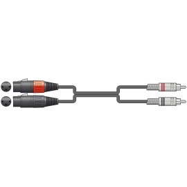Chord 2R-2XF300 Classic 2 XLRF to Twin RCA Leads