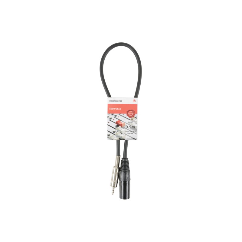 Chord S3J-XM050 Classic 3.5mm TRS Jack to XLRM Lead