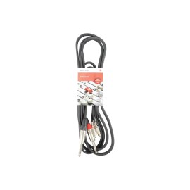 Chord 2R-2M6J300 Classic Twin RCA to 2 x 6.3mm Mono Jack Plug Leads
