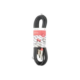 Chord 2R-2M6J600 Classic Twin RCA to 2 x 6.3mm Mono Jack Plug Leads