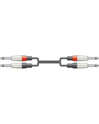 Chord 2M6J-J300 Classic 2 x 6.3mm to 2 x 6.3mm Mono Jack Plug Leads