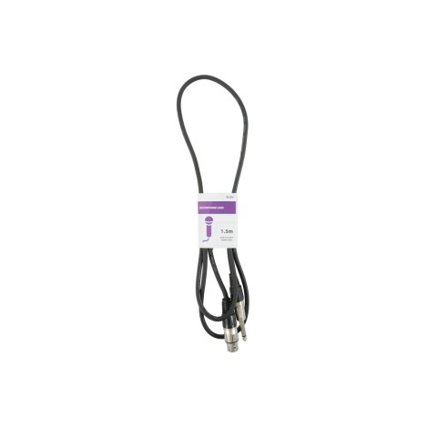 QTX XLRF to 6.3mm Mono Jack Plug Leads