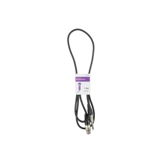 QTX XLRF to 6.3mm Mono Jack Plug Leads