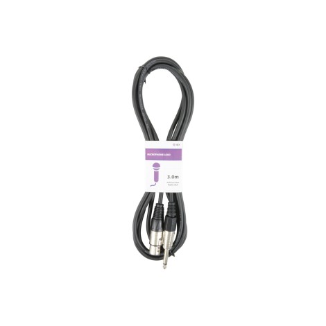 QTX XLRF to 6.3mm Mono Jack Plug Leads
