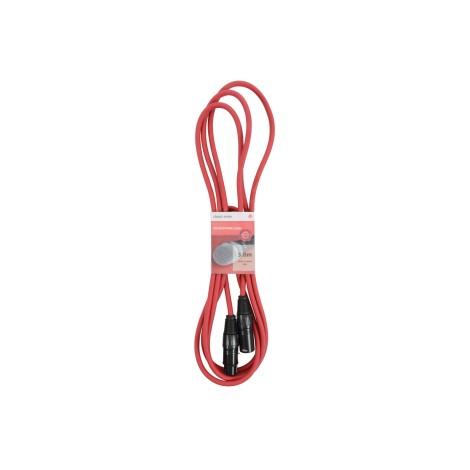 Chord XF-XM300RD Classic XLRF to XLRM Leads