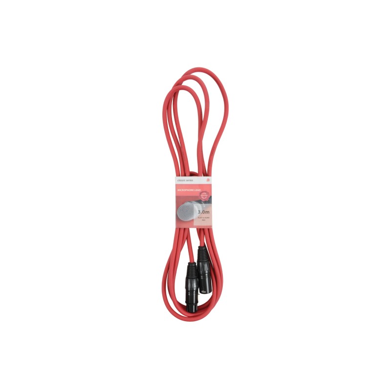 Chord XF-XM300RD Classic XLRF to XLRM Leads