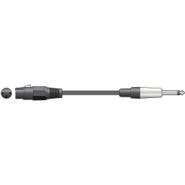 Chord XF-M6J600BK Classic XLRF to 6.3mm Mono Jack Leads