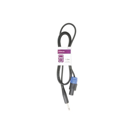 QTX 6.3mm Jack to Spk Plug Speaker Leads