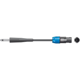 QTX 6.3mm Jack to Spk Plug Speaker Leads