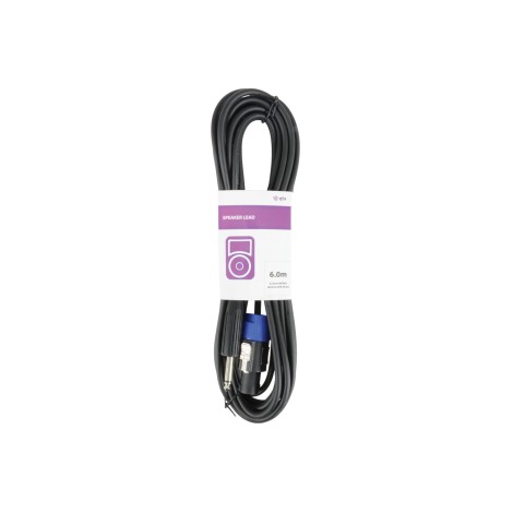 QTX 6.3mm Jack to Spk Plug Speaker Leads