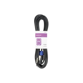 QTX 6.3mm Jack to Spk Plug Speaker Leads