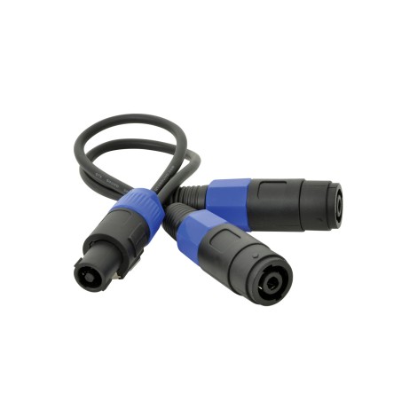QTX Spk Plug to 2 x Spk Sockets Splitter Lead