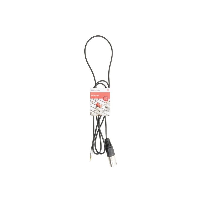 Chord MP3-XLR Classic Stereo Minijack to Mono Channel Leads