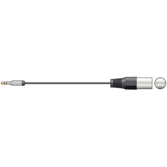 Chord MP3-XLR Classic Stereo Minijack to Mono Channel Leads