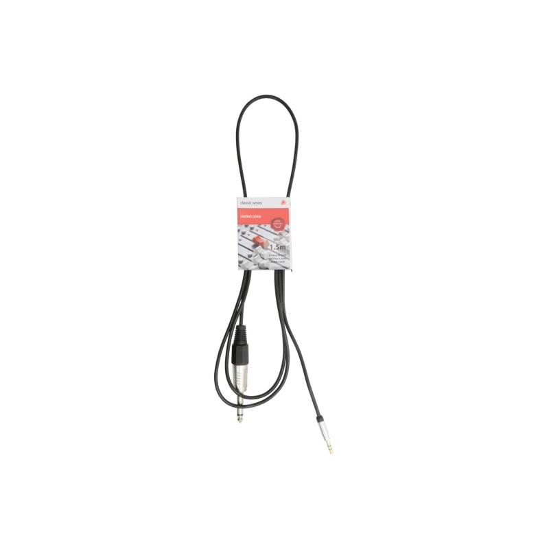 Chord MP3-JK Classic Stereo Minijack to Mono Channel Leads