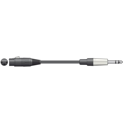 Chord XF-S6J150 Classic XLRF to 6.3mm TRS Jack Leads