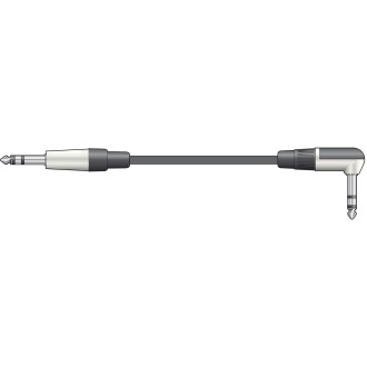 Chord S6J-90J300 Classic 6.3mm TRS Angle Jack to Straight Jack Leads