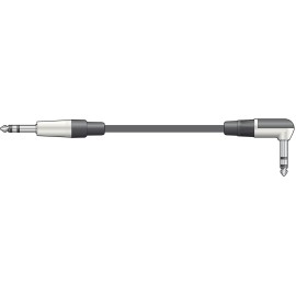 Chord S6J-90J600 Classic 6.3mm TRS Angle Jack to Straight Jack Leads