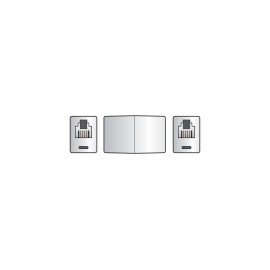 AV Link Modular Cord Coupler 6P4C